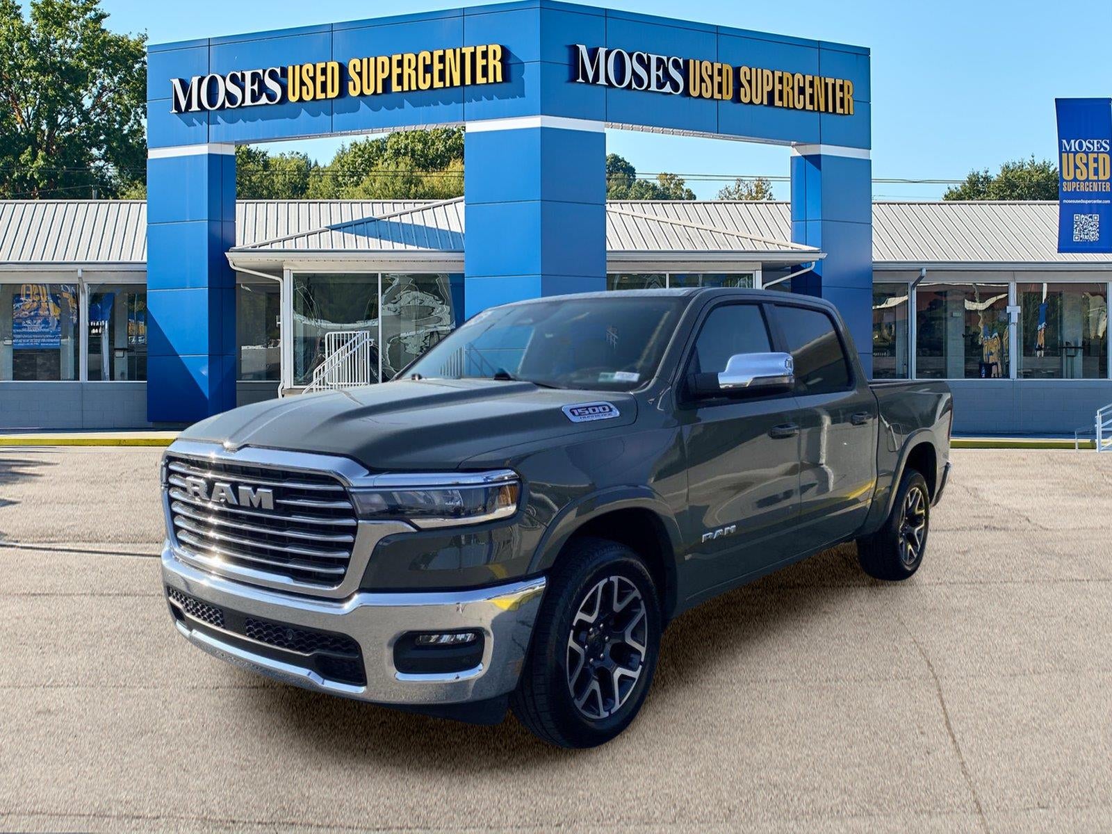 2026 RAM 1500 Laramie in Canyon Lake — front three-quarter view