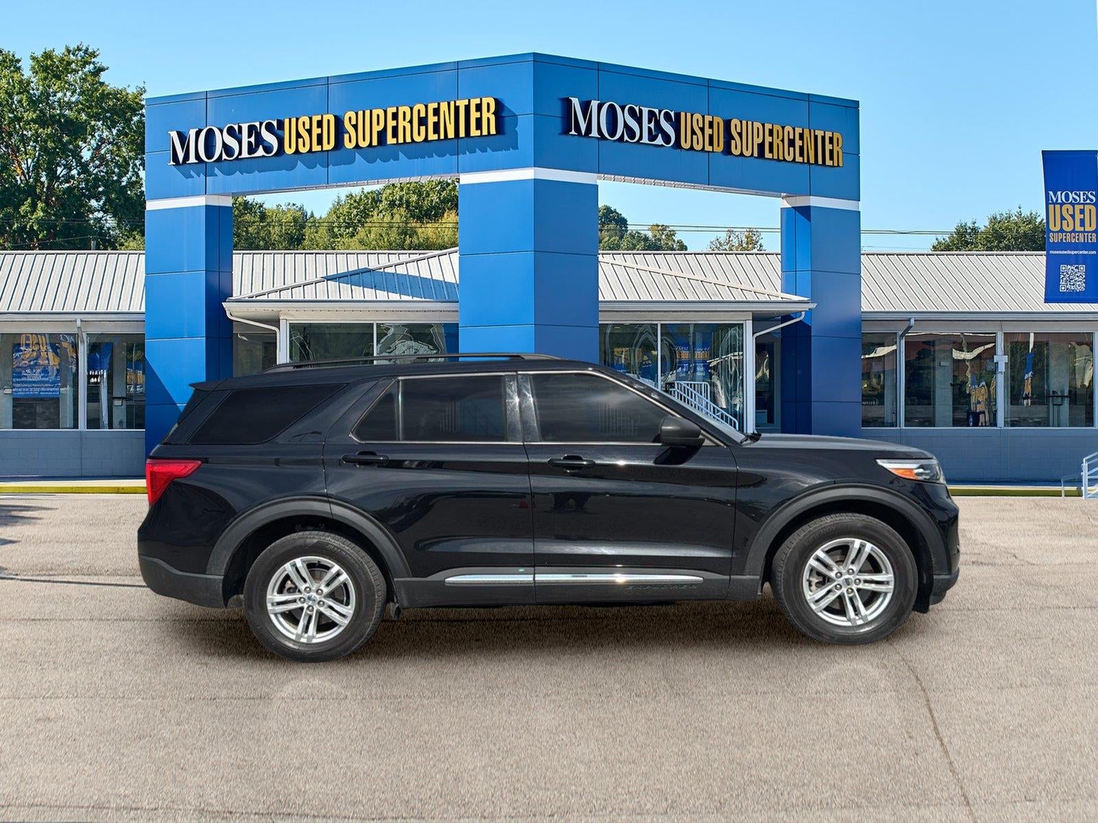 2023 Ford Explorer — rear three-quarter view