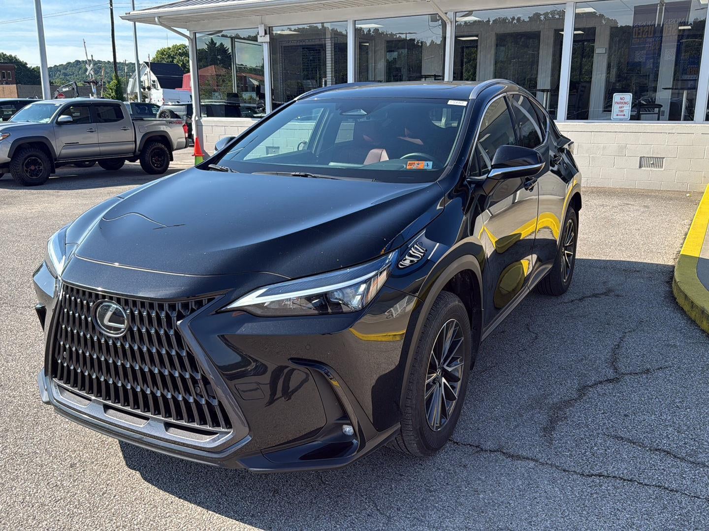 2025 Lexus NX NX 350h in Caviar — front three-quarter view
