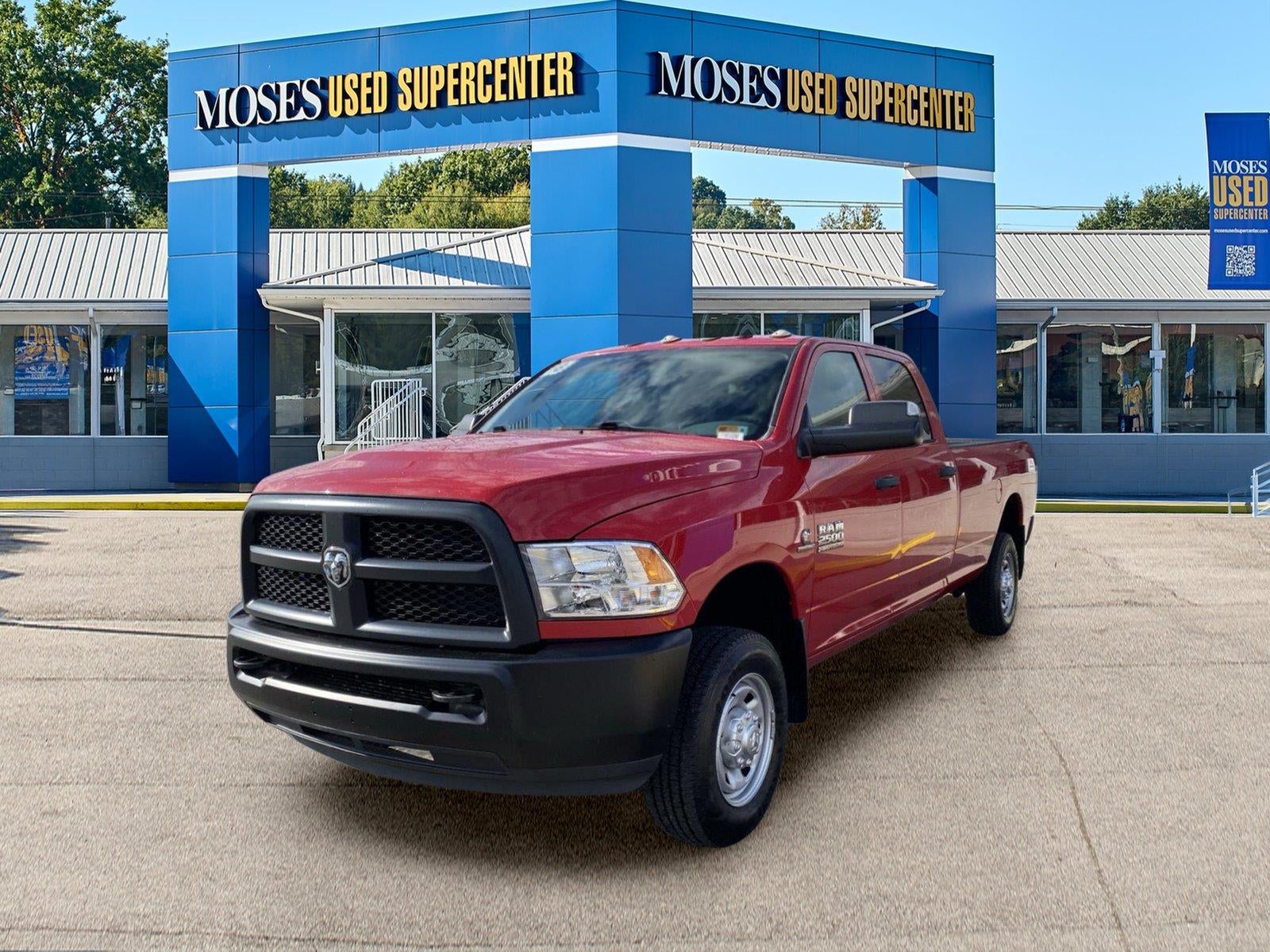2018 RAM 2500 Tradesman in Flame Red Clearcoat — front three-quarter view