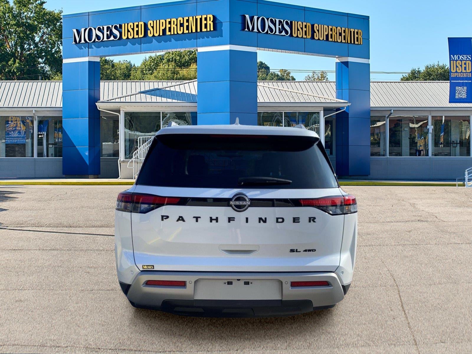 2025 Nissan Pathfinder — rear three-quarter view