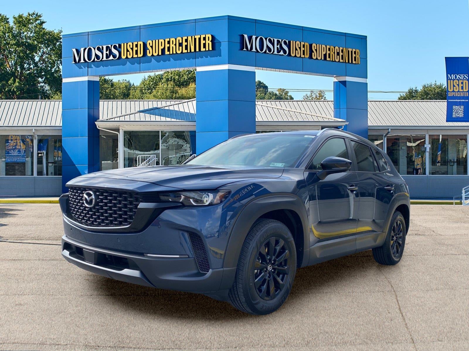 2026 Mazda Mazda CX-50 2.5 S Preferred in Ingot Blue Metallic — front three-quarter view
