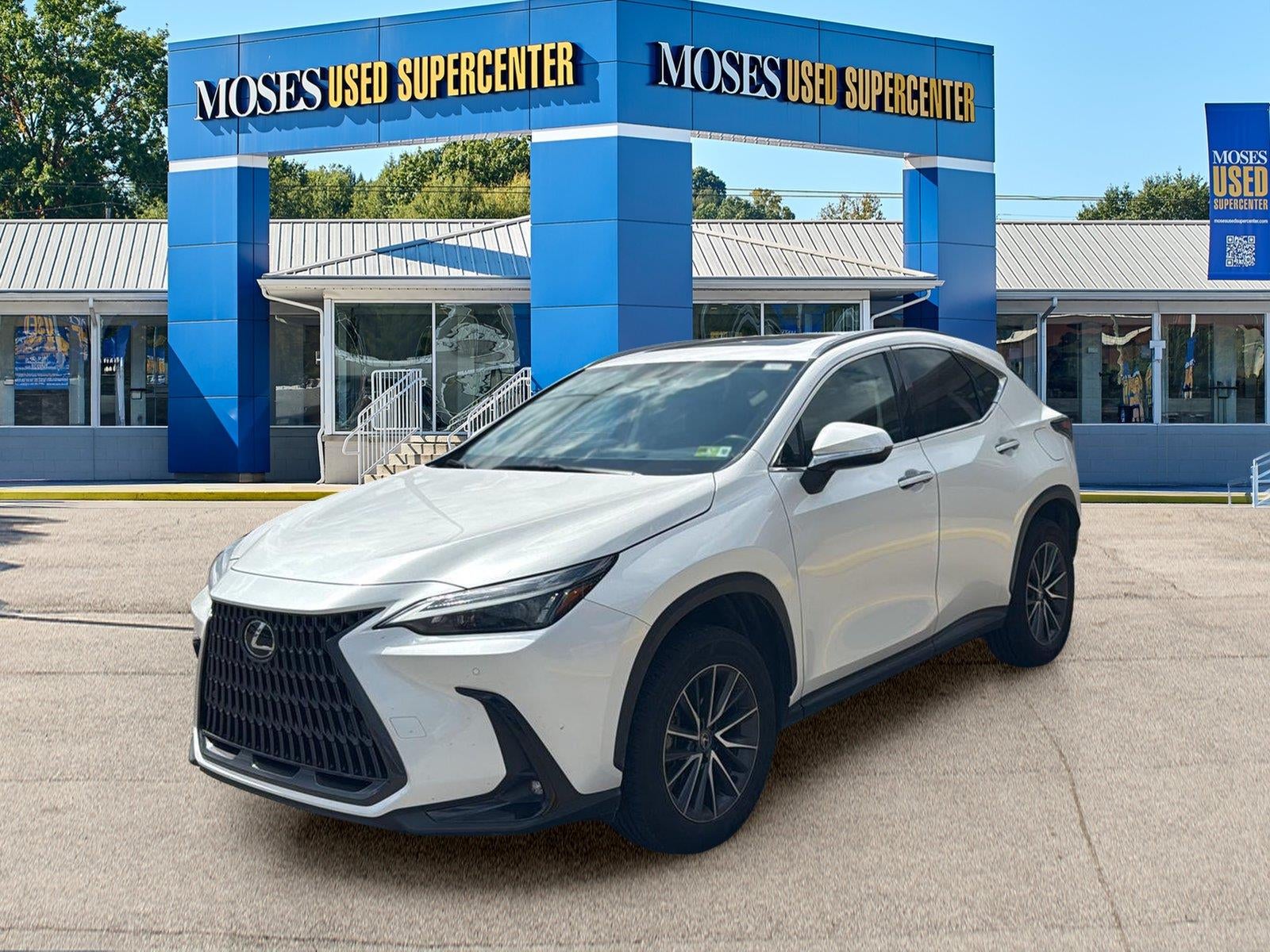 2024 Lexus NX NX 350h Premium in Eminent White Pearl — front three-quarter view
