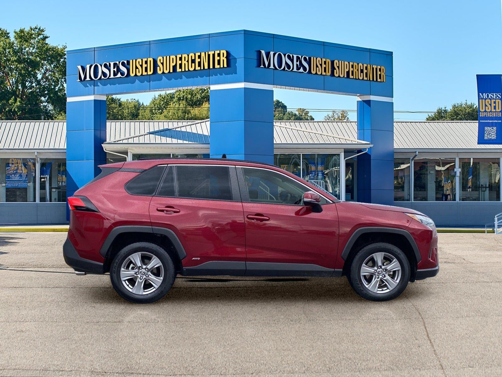 2023 Toyota RAV4 Hybrid — rear three-quarter view